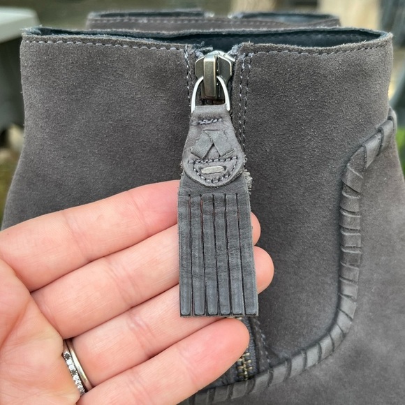 Jack Rogers Dylan Suede Booties Gray Size 8.5 - Picture 6 of 11